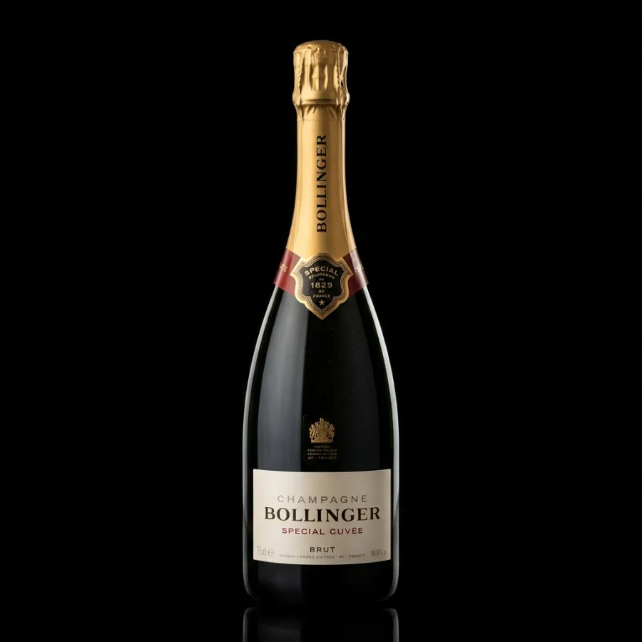 Bottle of Bollinger Special Cuvée, champagne