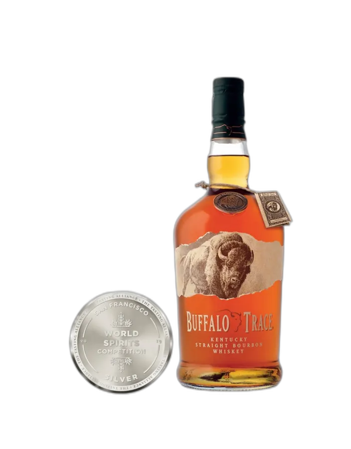 Bottle of Buffalo Trace Kentucky Straight, bourbon