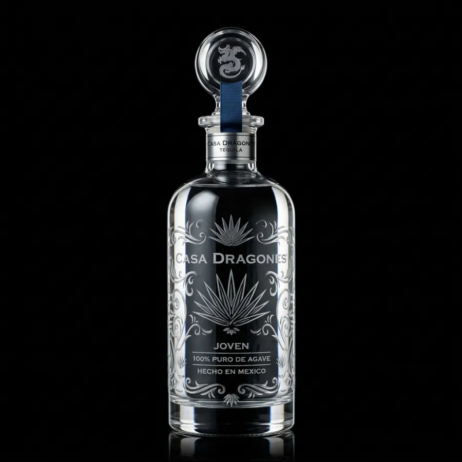 Bottle of Casa Dragones Joven, tequila