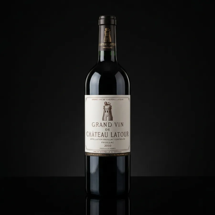 Bottle of Château Latour 2016, fine wine