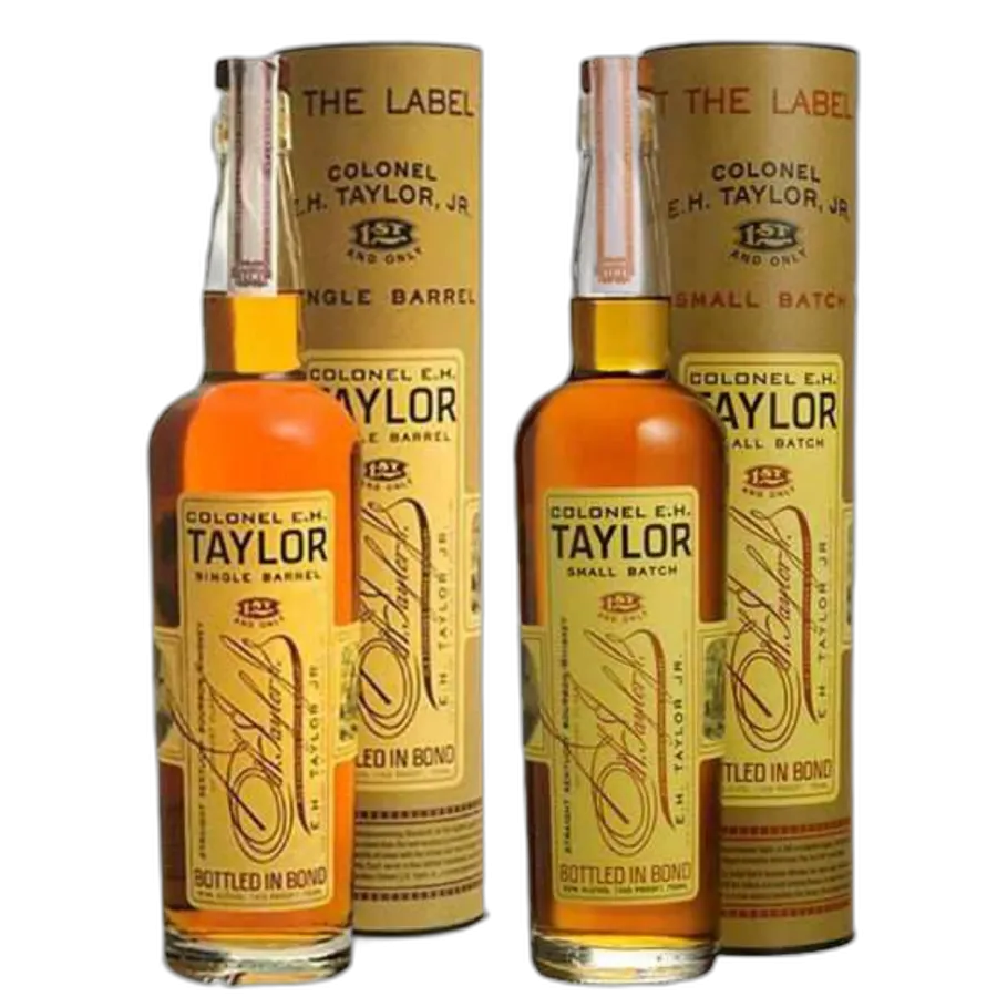 Bottle of E.H. Taylor Small Batch, bourbon