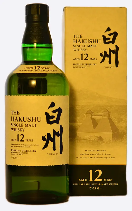 Bottle of Hakushu 12 Year, japanese