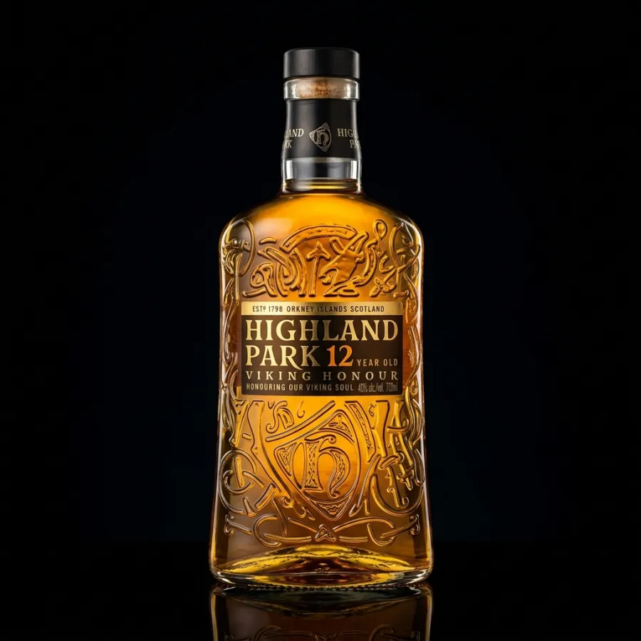 Bottle of Highland Park 12 Year, scotch