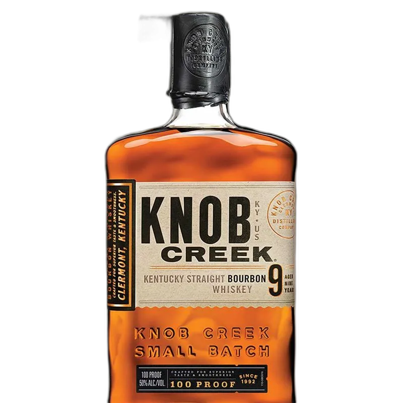 Bottle of Knob Creek 9 Year, bourbon