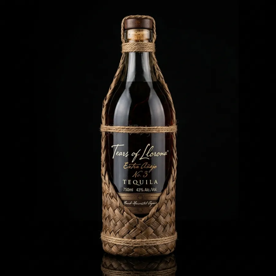 Bottle of Tears of Llorona Extra Añejo, tequila