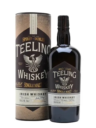 Bottle of Teeling Single Malt, irish