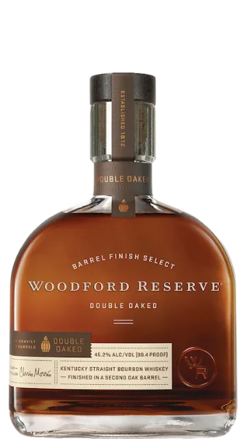 Bottle of Woodford Reserve Double Oaked, bourbon